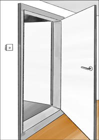 how to soundproof a room - double door set up