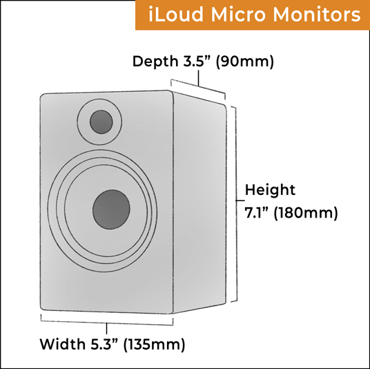 IK Multimedia iLoud Micro Monitors are one of the smallest studio monitors