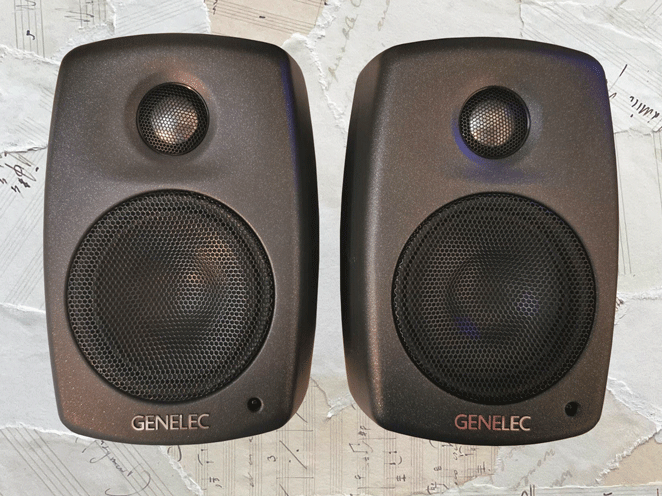 Genelec 8010A studio monitors - pair