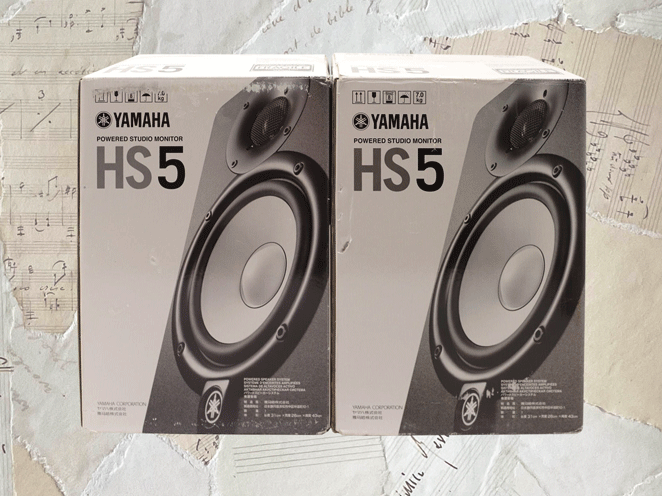 Yamaha HS5 outer packaging - pair