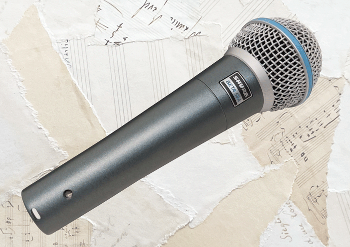 Shure Beta 58A dynamic vocal microphone