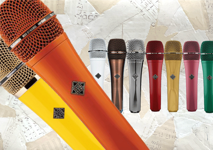 A selection of colours for the Telefunken M80