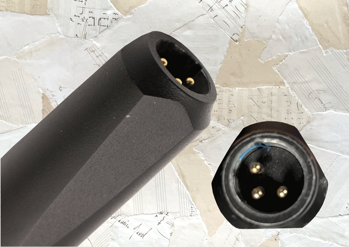 XLR connections on the Telefunken M80