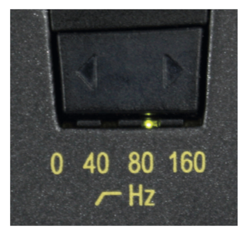 High pass filter - 40, 80 and 160 Hz