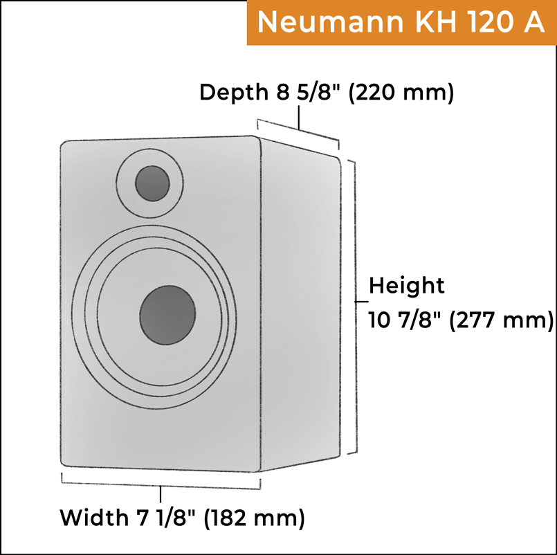 Neumann KH 120 A - dimensions