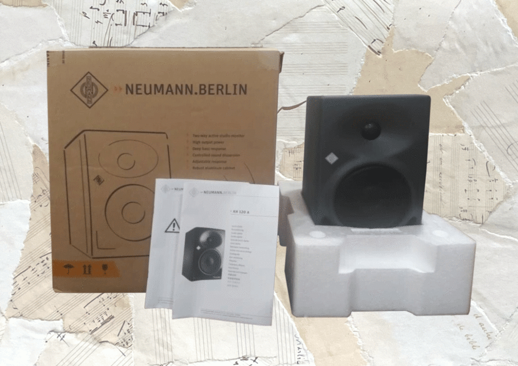 Single Neumann KH 120 monitor in packaging