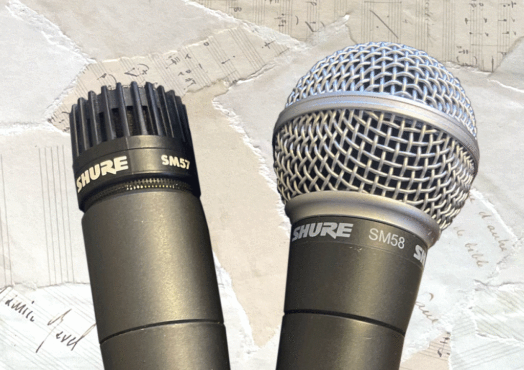 Shure SM57 compared to the SM58