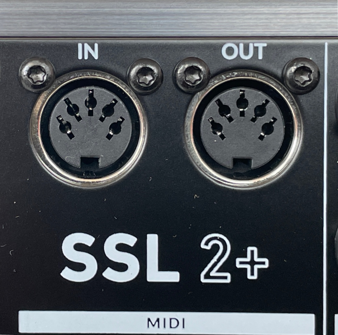 SSL2+ midi in and out