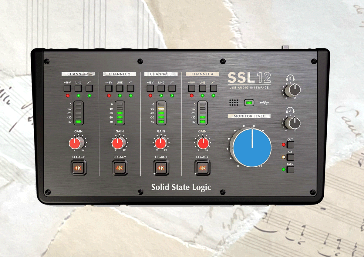 Solid State Audio SSL 12, with 4 pre amps