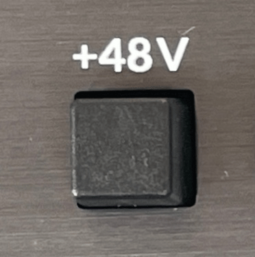 SSL2+ 48v phantom power switch