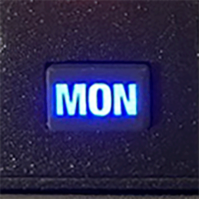 Motu M2 direct monitoring button for each channel